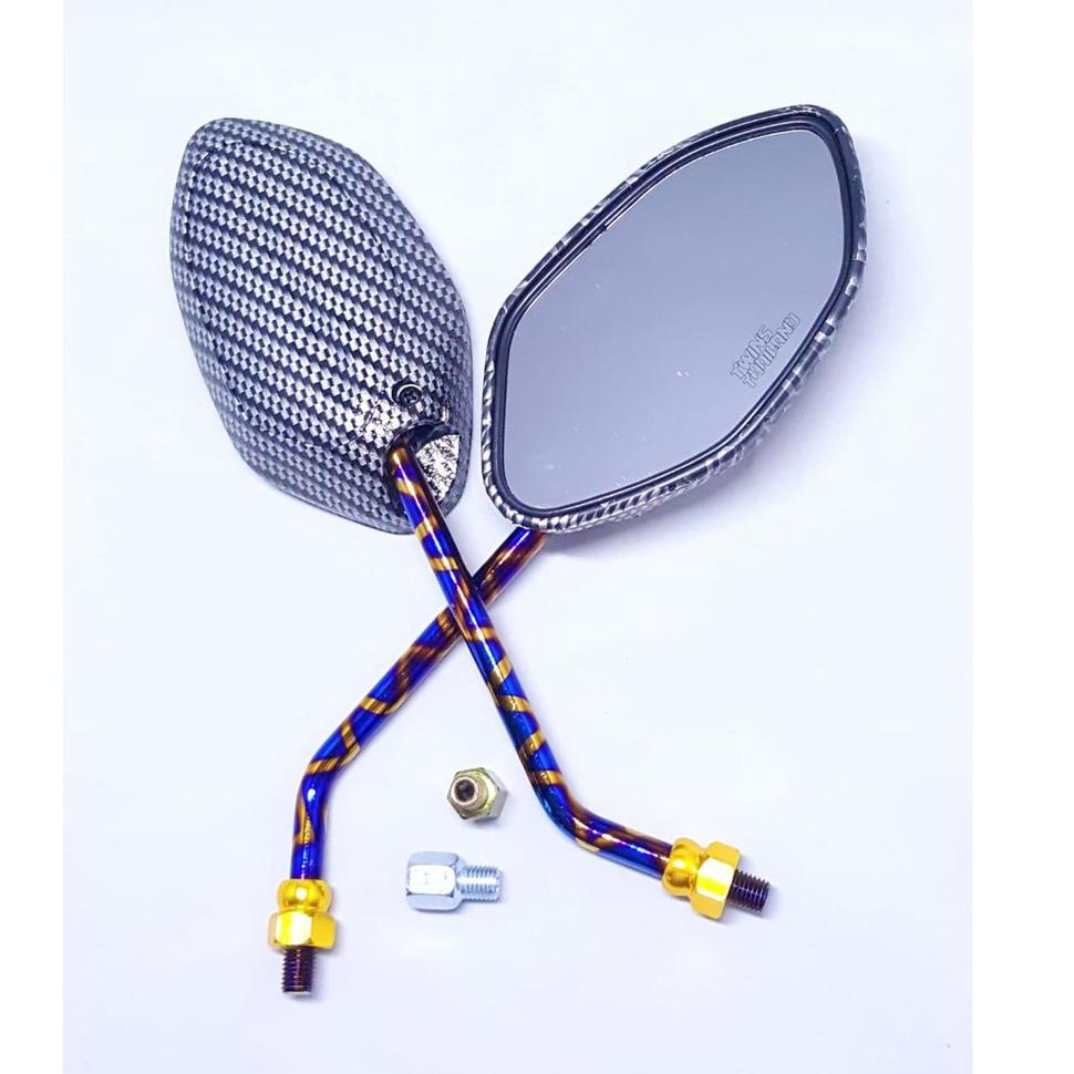 [KODE PRODUK EPGTR8071] Spion Carbon XXX Variasi Motor Honda Beat FI Vario Scoopy Spacy Supra 125 Re