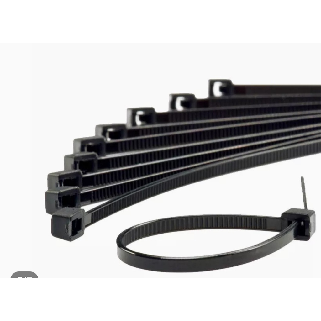 MURAH BERKUALITAS Kabel ties 2.5x100mm putih/hitam 1Pack isi 100PCS merek OWNER