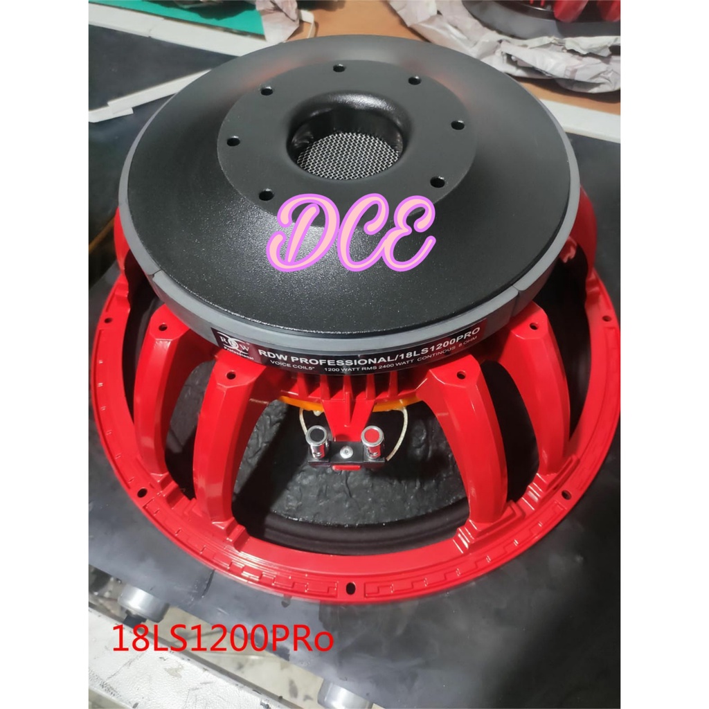 speaker komponen 18inch rdw 18ls1200pro rdw 18ls1200 pro coil 5inch original