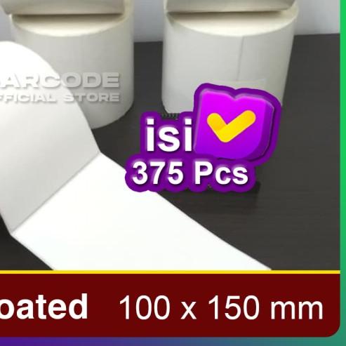 

KERTAS LABEL PRINTER BARE 100 X 150 MM (1 LINE ) SEMICOATED isi 375