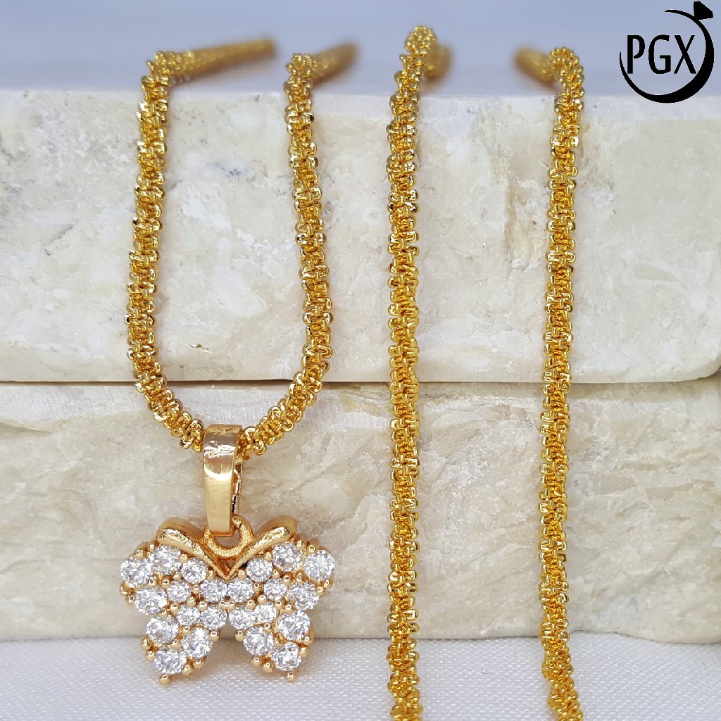 PGX Kalung Wanita Xuping Perhiasan Lapis Emas Aksesoris Fashion Premium - XD125