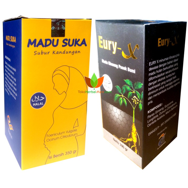 PAKET MURAH PROMIL : MADU SUKA  (SUBUR KANDUNGAN) & MADU EURY X (PENYUBUR SPERMA PRIA), bukan kaplet