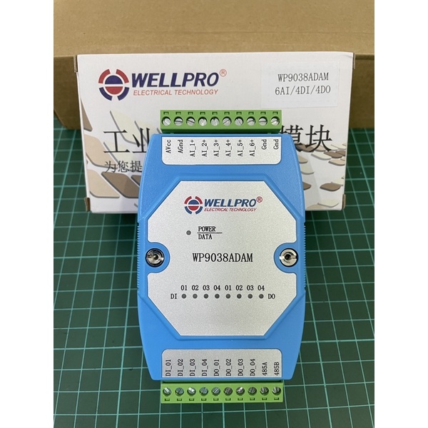 6AI / 4DI / 4DO 0-20MA / 4-20MA input-WP9038ADAM Wellpro