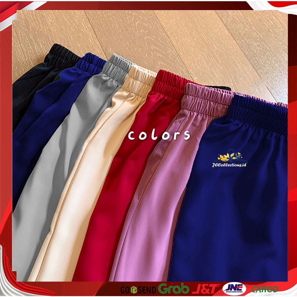 Celana Panjang Wanita Murah Gaya Korea Variasi tali Yasmmine JCCollections