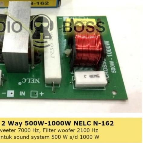 Crossover Nelc Pasif 2way Nelc N-162 / Crossover 2 way / crosover 2way