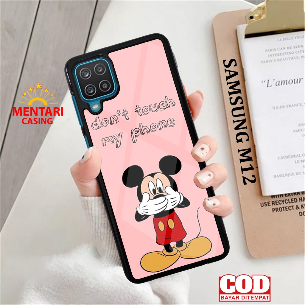 Case SAMSUNG M12 CASING SAMSUNG M12 [ MICKEY ] Mentari casing case hp kondom hp case custom case cas