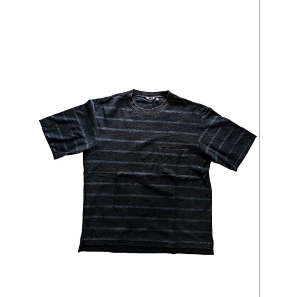 uniqlo oversize pocket stripe second