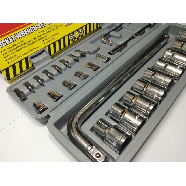 KUNCI SOK SET KENMASTER 27 PCS KUNCI SOCKET SET SOKET KENMASTER 27PCS