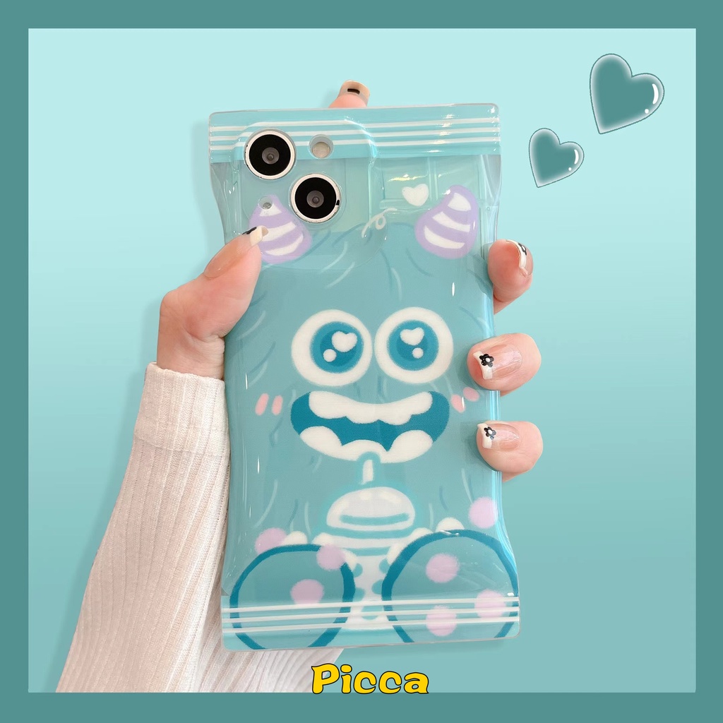 Soft Case Pelindung Motif Kartun Monster Kecil Untuk IPhone 11 7 6 6s 8 Plus 7plus XR 14 12 13 Pro Max Xs Max X SE 2020