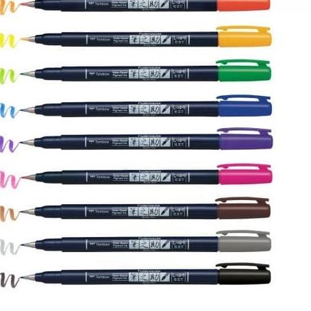 

Tombow Fudenosuke Brush Pen Hard Color / Fudenosuke Colors Brush Pen - Yellow