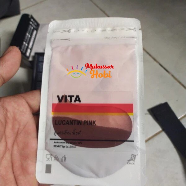 Vita Lucantin Pink Carophyll ASLI 5gr Astaxanthin 10% Jaminan Original