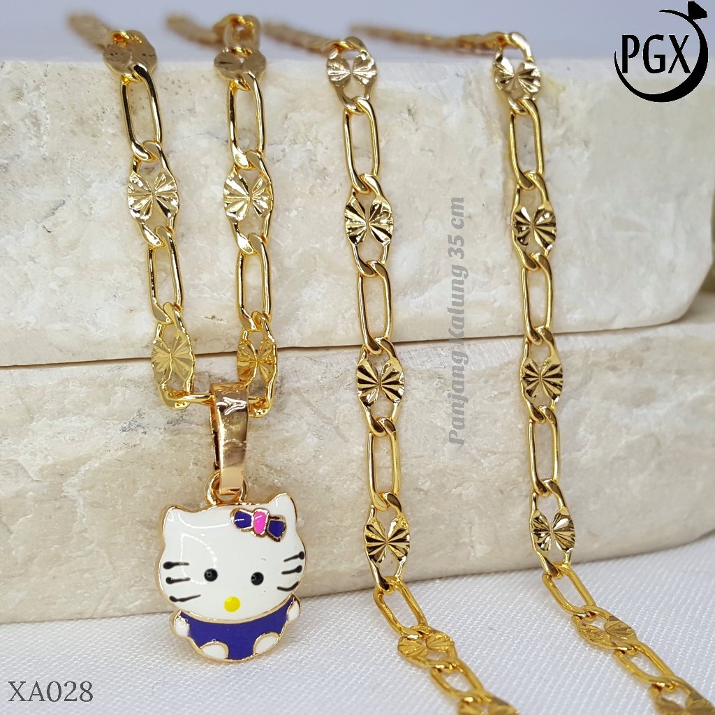 PGX Kalung Anak Perempuan Xuping Lapis Emas Aksesoris Fashion Perhiasan Premium - XA028