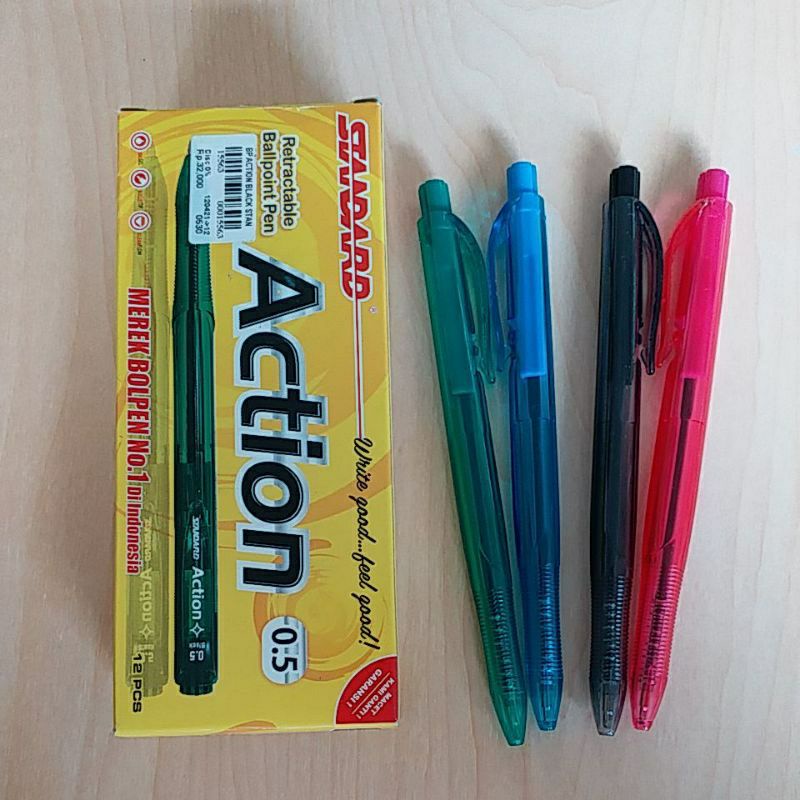 

Ballpoint standart action 0.5 fine1 pack (12 pcs)
