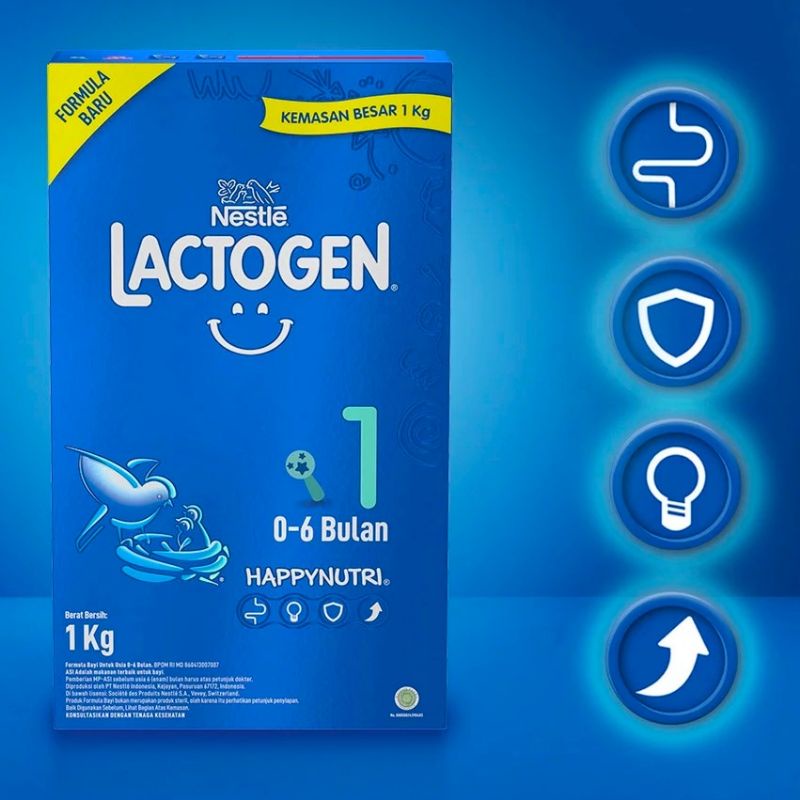 LACTOGEN 1 1KG USIA 0-6 BULAN