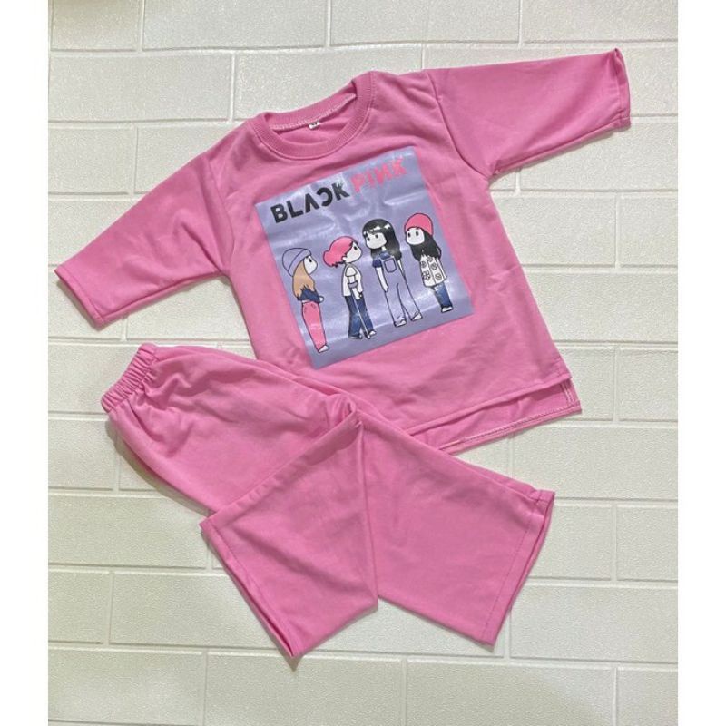 Set Viral Oversize1-5 Tahun Setelan Baju Anak