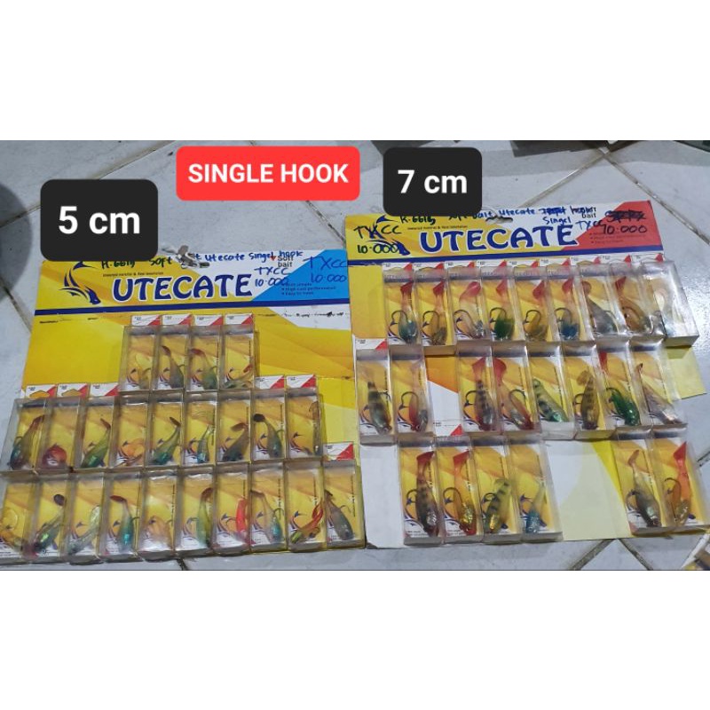 IKAN KARET UTECATE MURAH 5 cm, 7 cm / LURE KARET