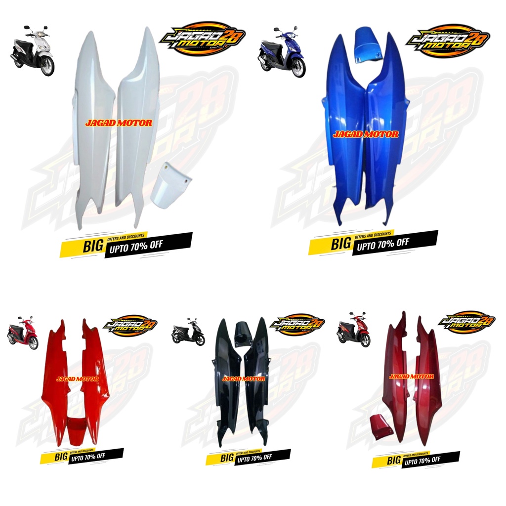 Body Belakang Yamaha Mio Sporty Mio Lama / Bodi Belakang Yamaha Mio Sporty Mio Lama / Cover Body Bodi Belakang Samping Kanan Kiri Yamaha Mio Sporty Mio Lama