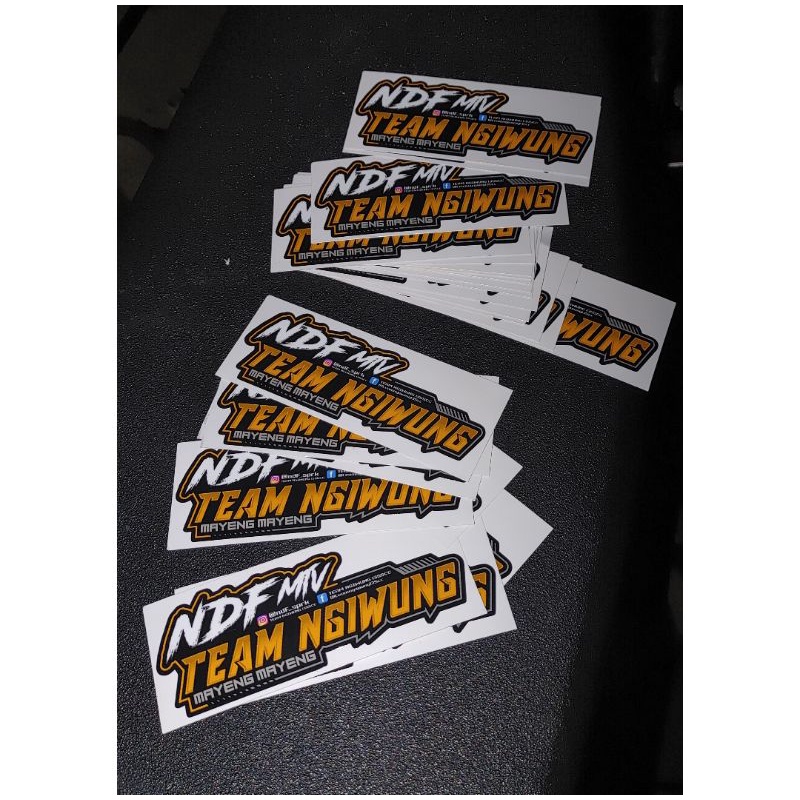 STICKER STIKER TANGKI TEAM NGIWUNG 135CC NDF MTV TN135 RX SERIES RX KING RXK RXS YT