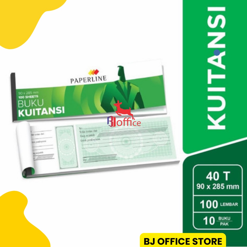 

Kuitansi Kwitansi Sedang Paperline Isi 40 lembar