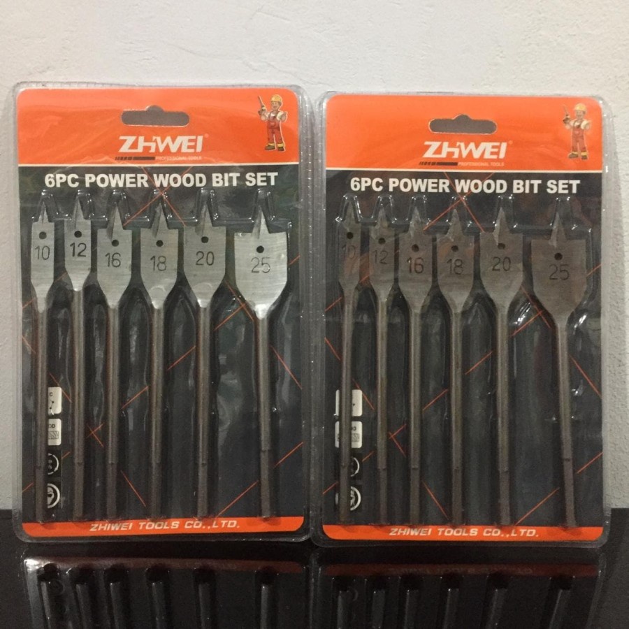 Mata Bor Kipas lubang kayu 6 pcs