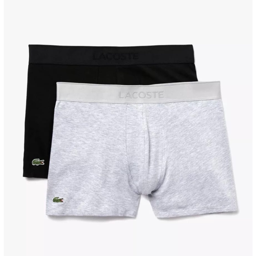 CELANA DALAM LACOSTE Mens Pack Of 2 Pique Boxer Brief LACOSTE MENS UNDERWEAR LACOSTE ORIGINAL