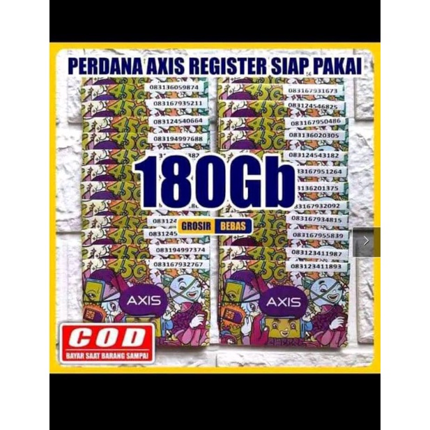 axis viral 180 gb fres belum rigis/ segel