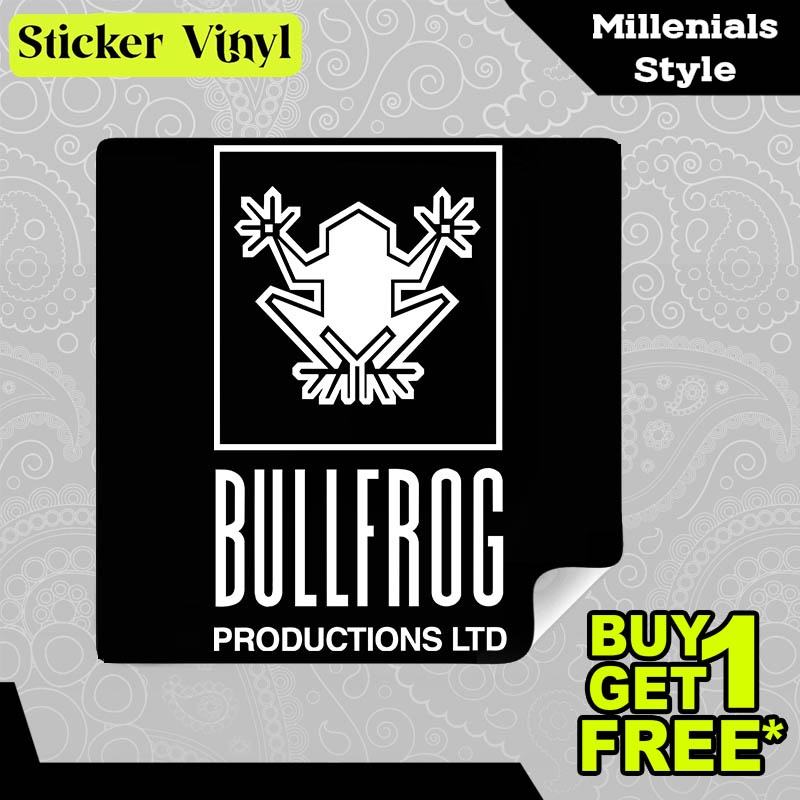 

Stiker Sticker Bullfrog Production Gambar Unik Desain Keren dan Kekinian Aesthetic Bahan Vinyl Satuan Anti Air