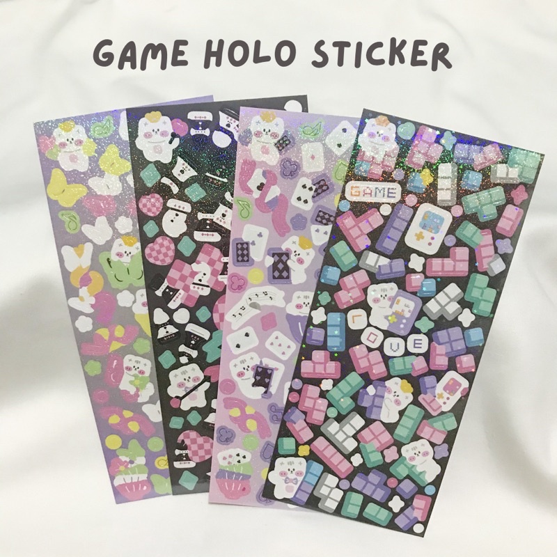 

Game Sticker Sheet || Sticker Aesthetic Sticker Ins Korea Sticker Hiasan Sticker Lucu Kawai Imut Sticker Hias Photocard PC Planner Journal Jurnal Scrapbook Bujo Diary Gift Sticker Deco Kiss Cut Hologram Sticker Murah Sticker Vintage Sticker Retro