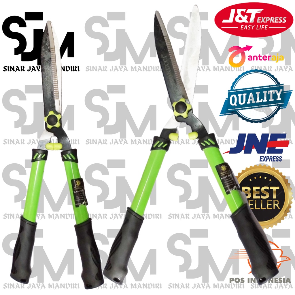 BONUCCI Gunting Taman Rumput 54 Cm HS54CM Gagang Besi