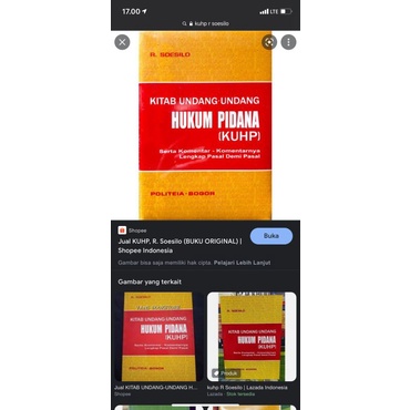kitab undang-undang hukum pidana penerbit politeia Bogor pengarang Susilo