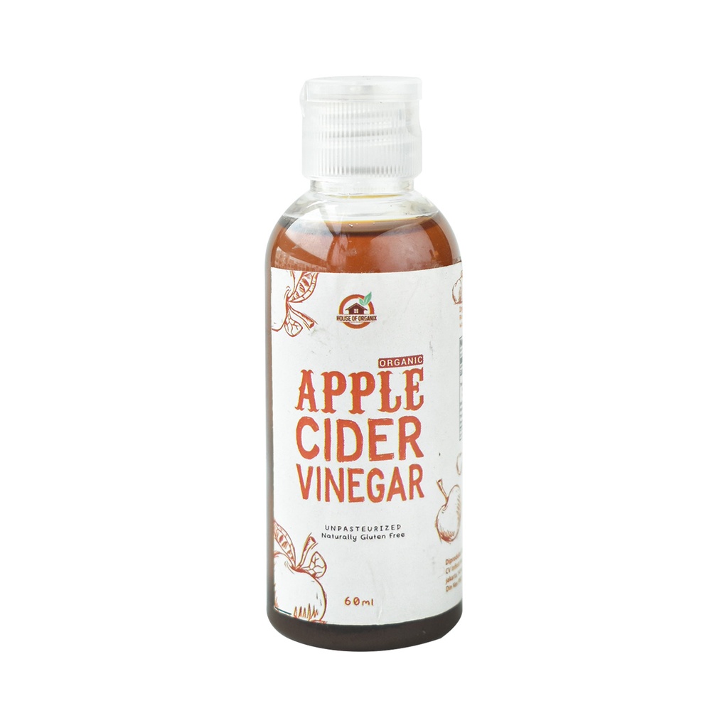 

BRAGG Apple Cider Vinegar - 60ML/100 ML 100% PURE (MURNI, ORIGINAL)