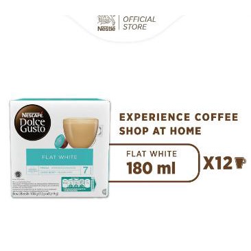 

Nescafe Dolce Gusto Capsule Flat White 1 Box Kapsul Kopi
