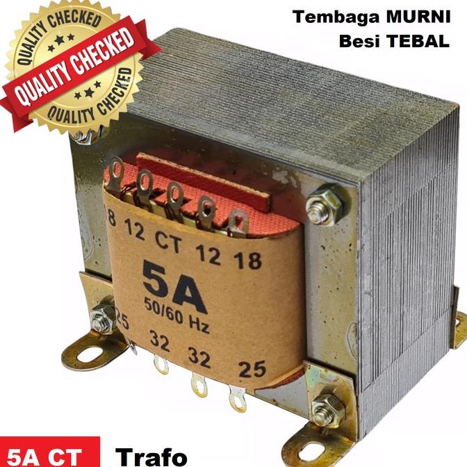 Trafo 5A CT Adaptor Power Supply Transformator AC 110V/220V ke 12V-32V
