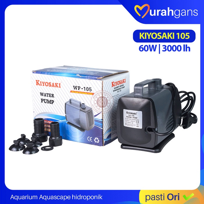 Pompa Air Aquarium Kiyosaki Wp 105 3000L/H