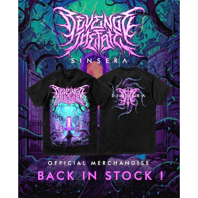 T-shirt Revenge The Fate (RTF) - Sinsera Official Merchandise (Terbaru New Album)
