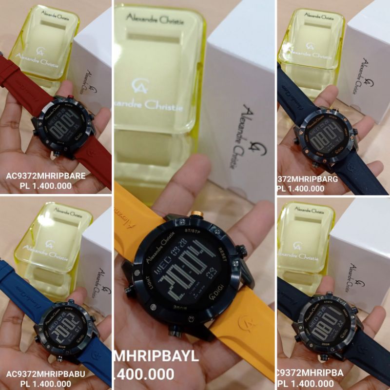 Ac9372 // Alexandre Christie Pria AC 9372 MH Rubber Original