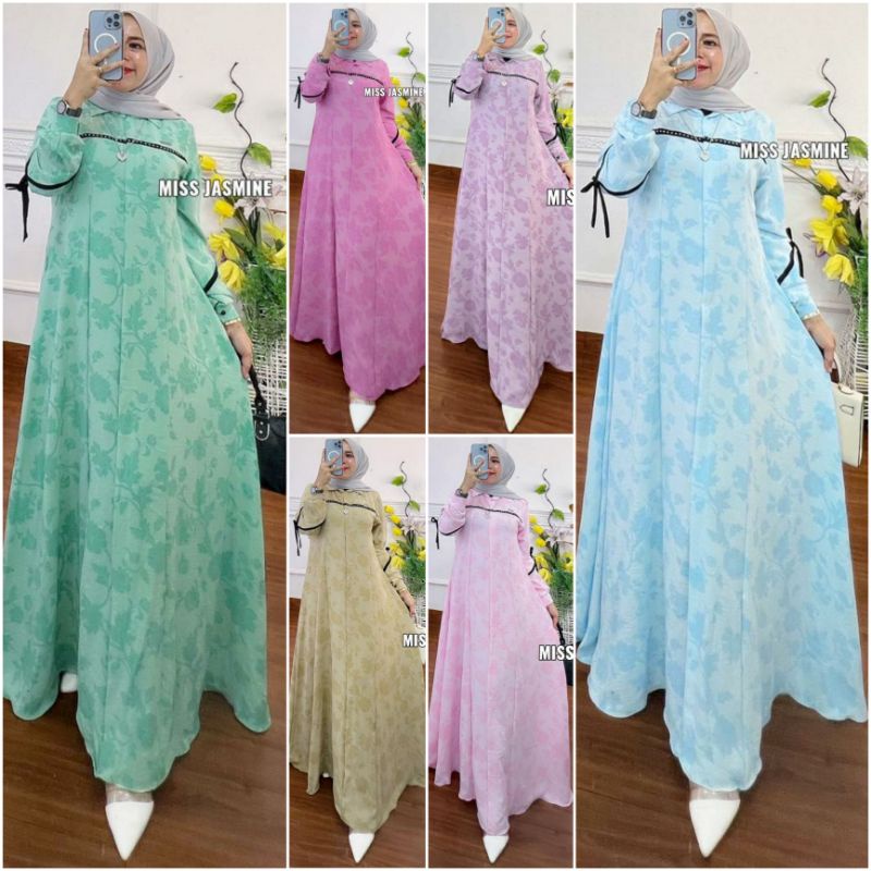 kirana dress by miss jasmine // dress jasmine motif READY