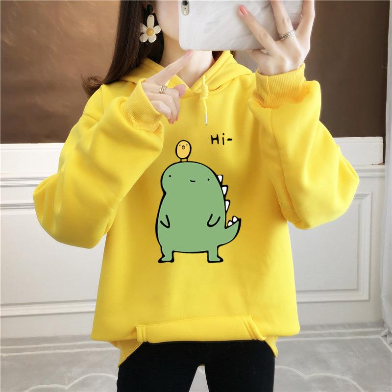 ALIPIO FASHION - SWEATER HOODIE DINO / sweater pria / wanita / keren / terbaru