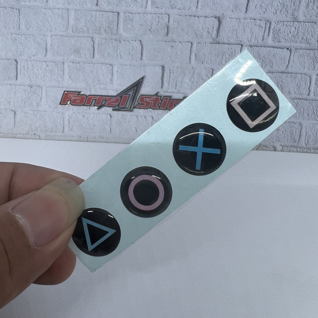 STIKER JOYSTICK STICKER TIMBUL EMBLEM JOY STICK PlayStations