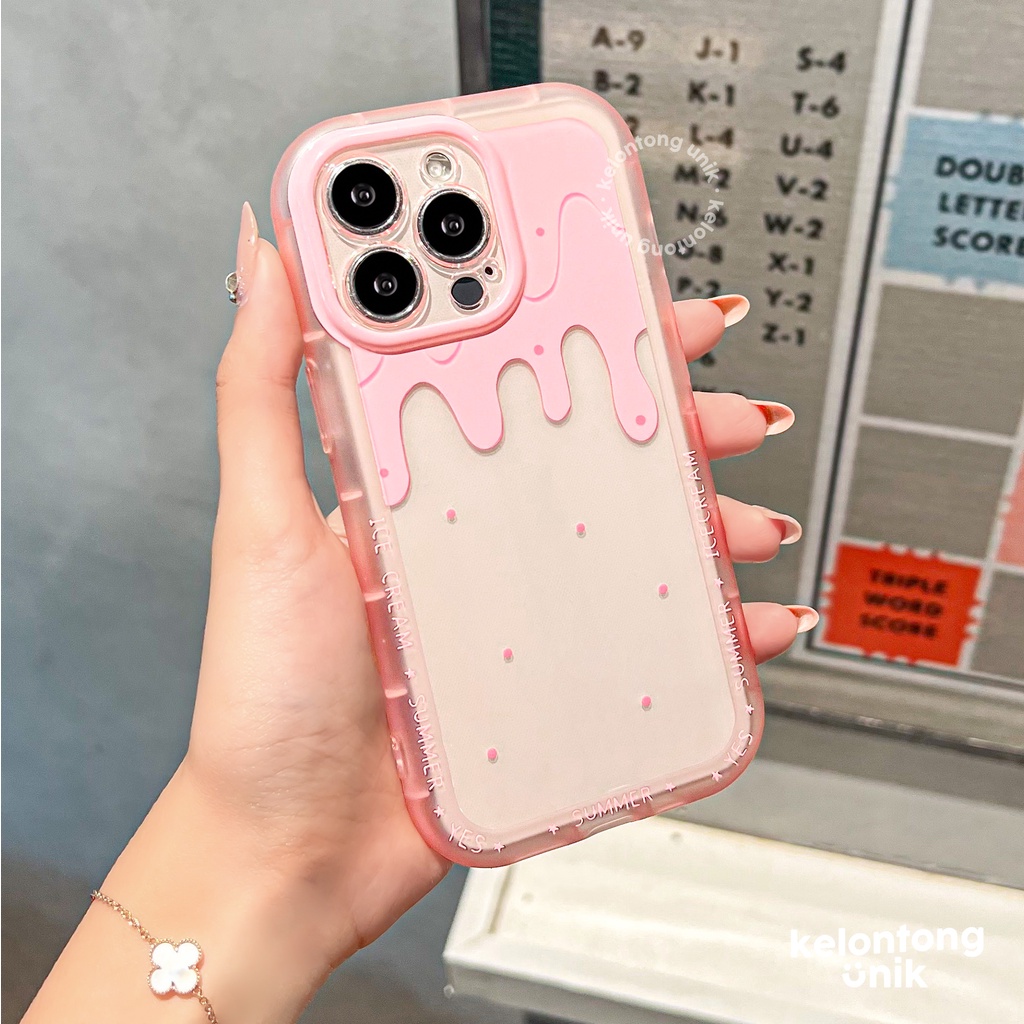 (Seri 2) For iPhone - Melting Ice Cream Shock Proof Case