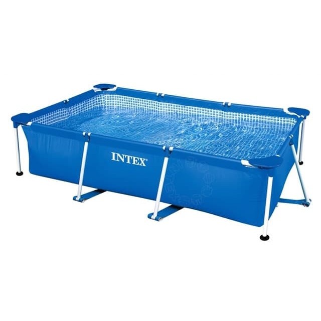 INTEX 28271 Kolam Renang Keluarga Rectangular Frame Pool 2.6m (MBS)