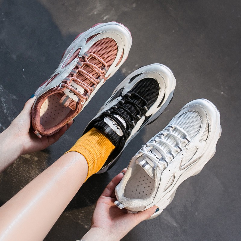 SHS027 Sepatu Sneakers Olahraga OOTD Wanita Ulzzang Korea Style Woman Sport Fashion Shoes S1331