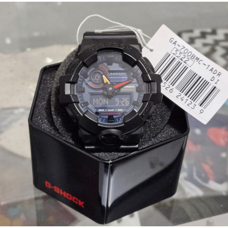 Jam tangan pria Casio G-SHOCK GA-700BMC-1A ORIGINAL 2ND