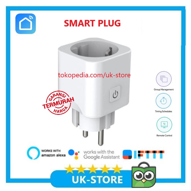 Stop Kontak WIFI Smart Home Smart Plug Wifi Timer