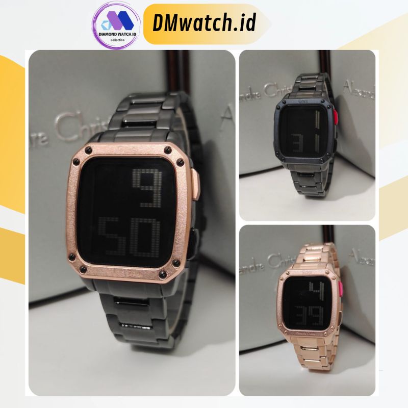 Jam Tangan Wanita Digital Alexandre Christie AC9353 AC 9353 Original Garansi Resmi Alexander Christi
