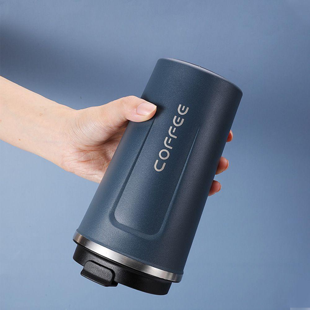 Solighter Cangkir Thermos Kopi Model Dua Lapisan, Berkualitas Tinggi, Untuk Traveling