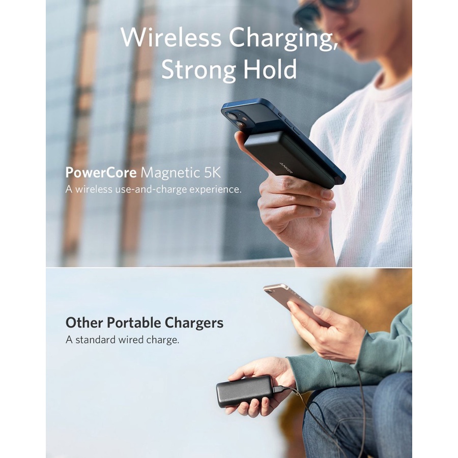 Powerbank MagSafe Anker PowerCore 5k Powerbank 5000mAh - A1619
