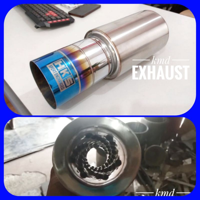 Las argon Knalpot Hks bas bass kering garing gahar