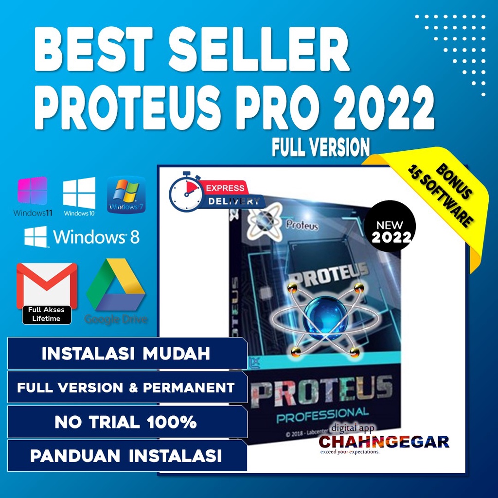 Proteus Professional 2022 Software untuk membuat desain PCB VSM Simulations Schematic Capture | Proteus 8 Profesional