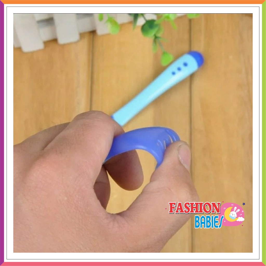 SENDOK SILICON MAKAN BAYI | SENDOK GARPU SENSOR PANAS ❤ Fashionbabies ❤